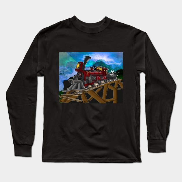 Express Mail Long Sleeve T-Shirt by lytebound